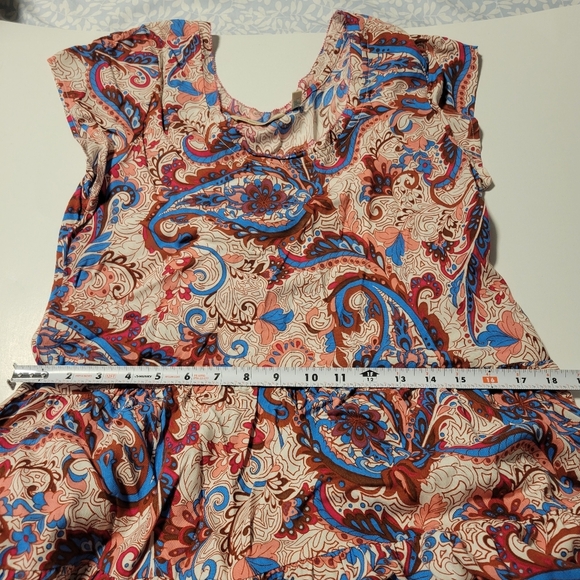 Soft surroundings Kara Framboise Paisley Maxi dress. - Picture 13 of 16